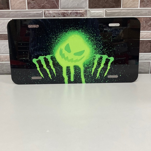 COPY - COPY - Monster Energy Logo License Plate - Picture 1 of 5